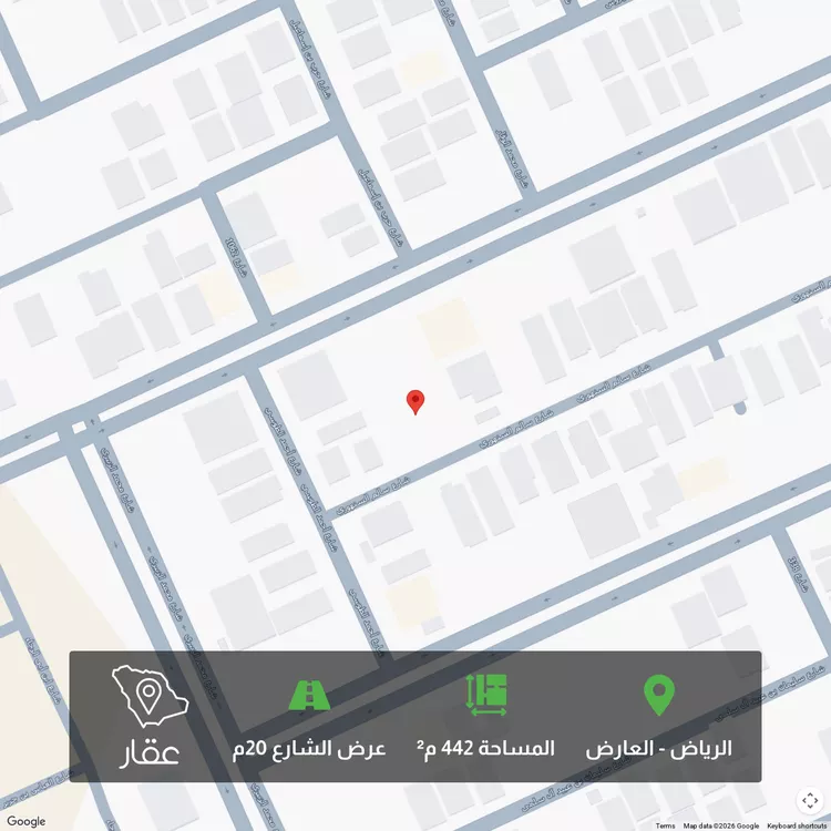 أرض للبيع في شارع سالم السنهوري, حي العارض, مدينة الرياض, منطقة الرياض