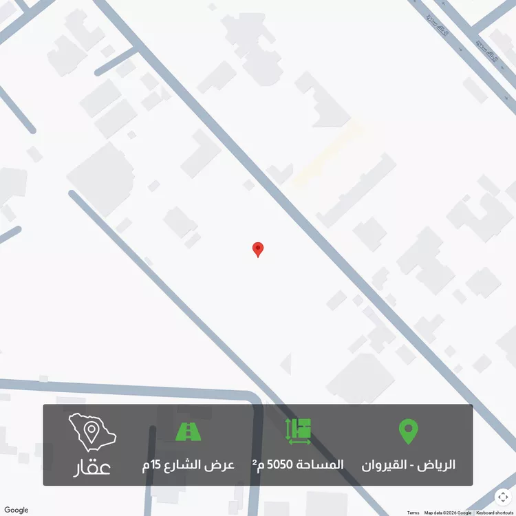 أرض للبيع في شارع 4995750, حي عقرباء, مدينة الجبيلة, منطقة الرياض