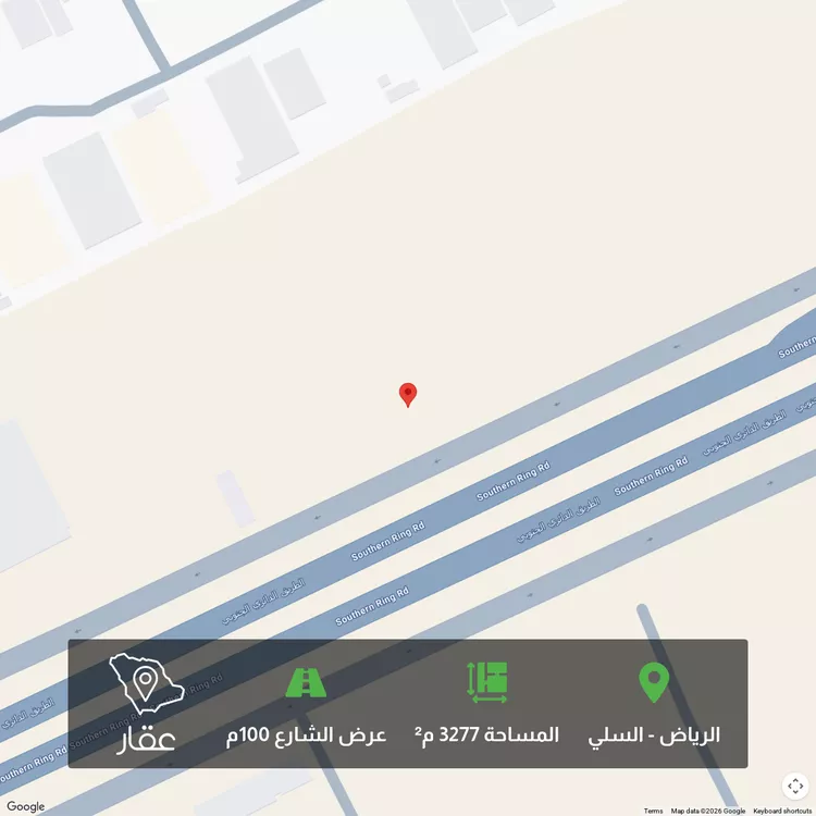 أرض للبيع في شارع امتداد ال الدائري الجنوبي الفرعي, حي السلي, مدينة الرياض, منطقة الرياض