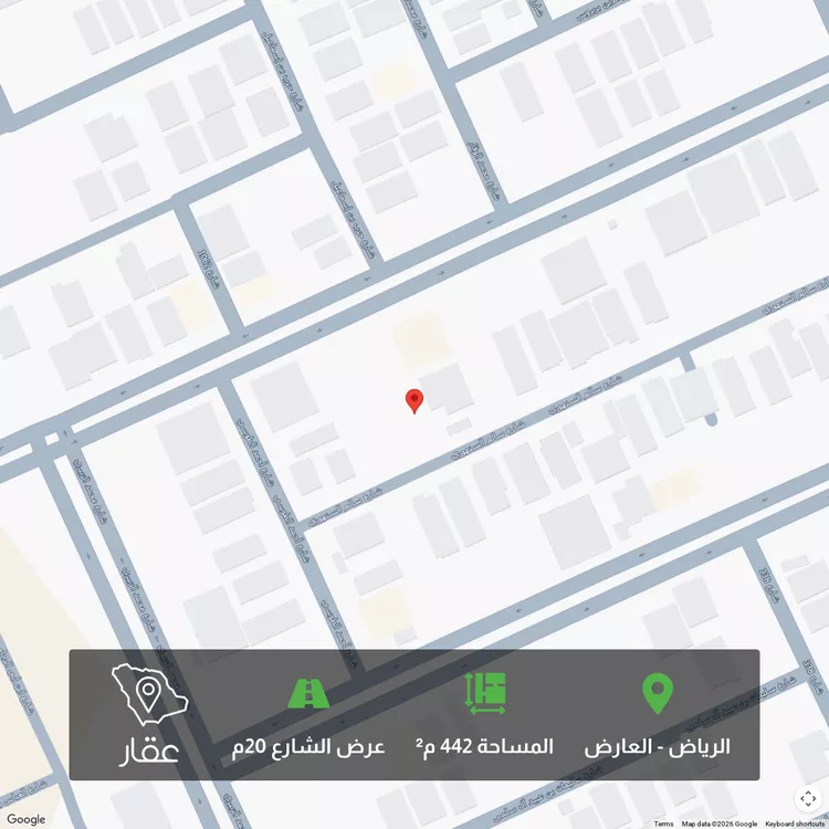 أرض للبيع في شارع سالم السنهوري, حي العارض, مدينة الرياض, منطقة الرياض