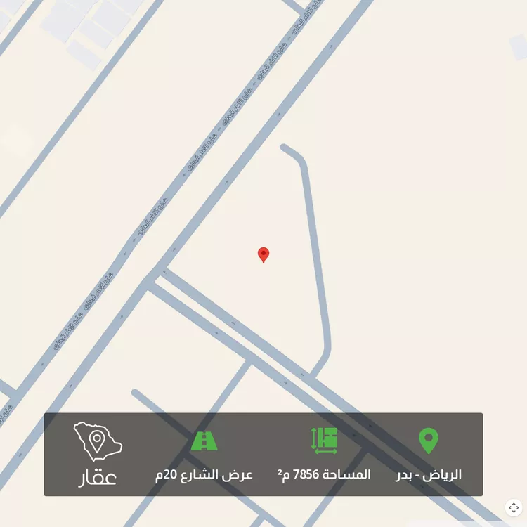 أرض للبيع في شارع الامام البخاري, حي بدر, مدينة الرياض, منطقة الرياض