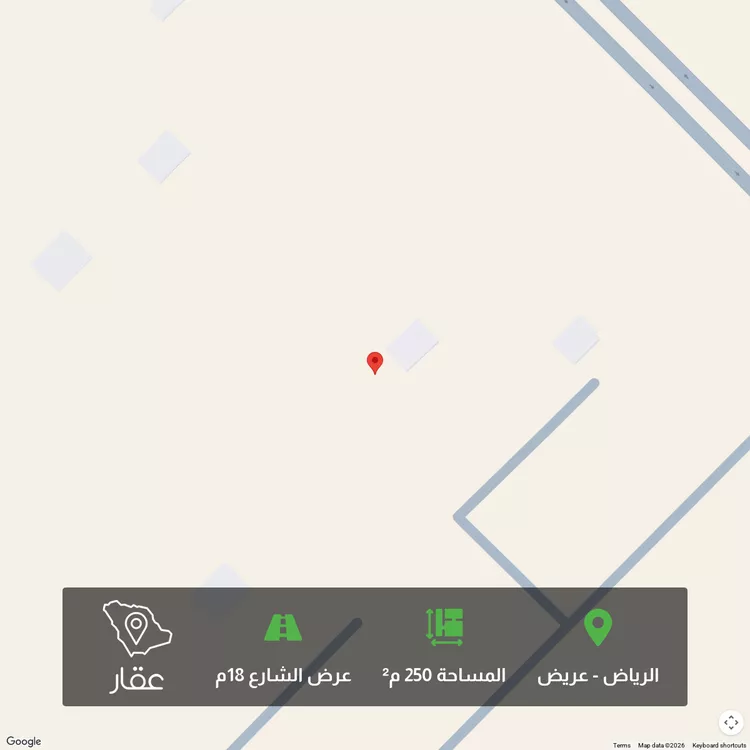 أرض للبيع في حي عريض, مدينة الرياض, منطقة الرياض