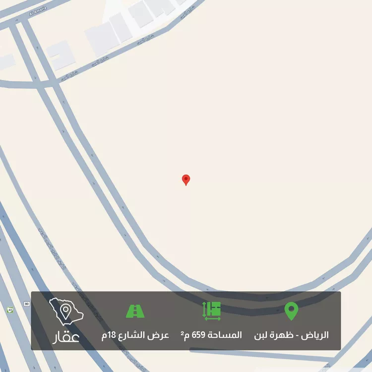 أرض للبيع في شارع العماير, حي ظهرة لبن, مدينة الرياض, منطقة الرياض