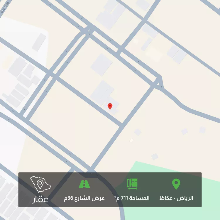 أرض للبيع في شارع يحيىى العدواني, حي عكاظ, مدينة الرياض, منطقة الرياض