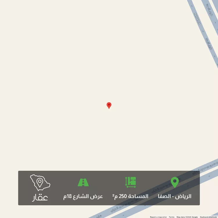 أرض للبيع في شارع عبدالرزاق بليله, حي الصفاء, مدينة الرياض, منطقة الرياض