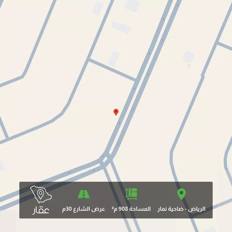 أرض للبيع في شارع عيد ابن محمد الانصاري ، ضاحية نمار ، الرياض ، منطقة الرياض
