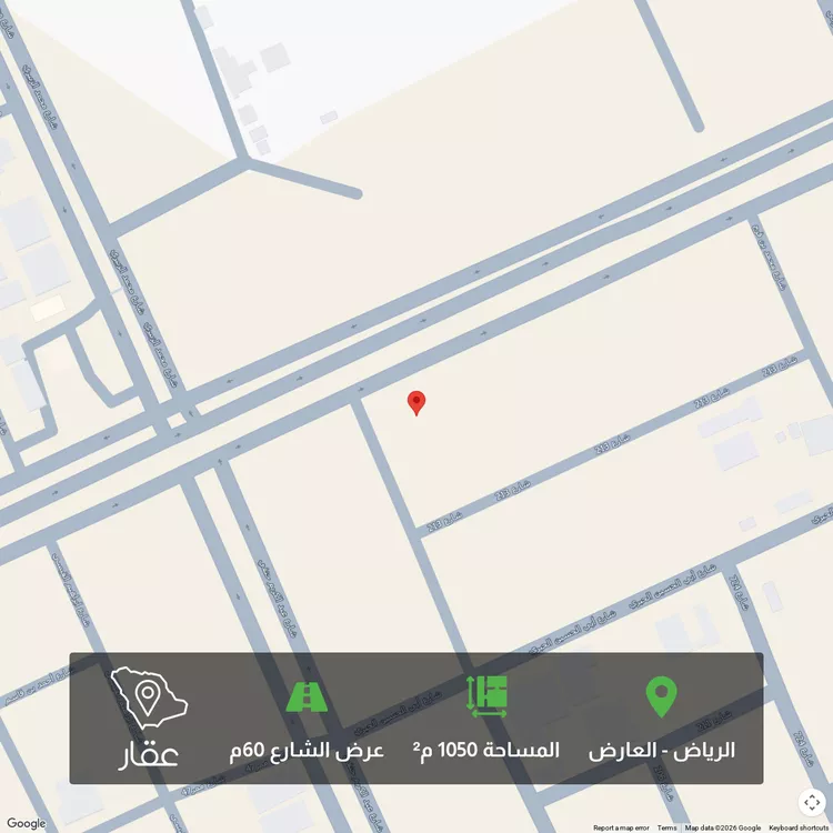 أرض للبيع في شارع الأمير خالد بن بندر بن عبدالعزيز, حي العارض, مدينة الرياض, منطقة الرياض