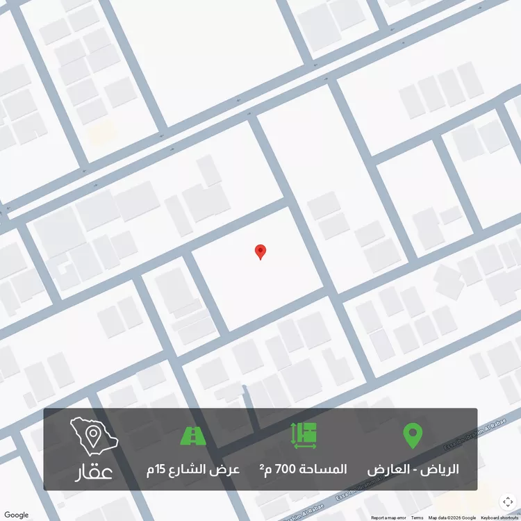 أرض للبيع في شارع محمد بن عبدالعزيز بن هيزع, حي العارض, مدينة الرياض, منطقة الرياض صورة 2
