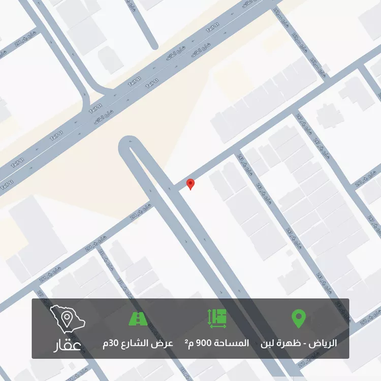 أرض للبيع في شارع الجنادريه, حي ظهرة لبن, مدينة الرياض, منطقة الرياض صورة 2