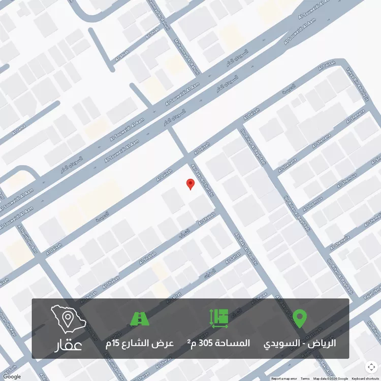 أرض للبيع في شارع السنبلة, حي السويدي, مدينة الرياض, منطقة الرياض