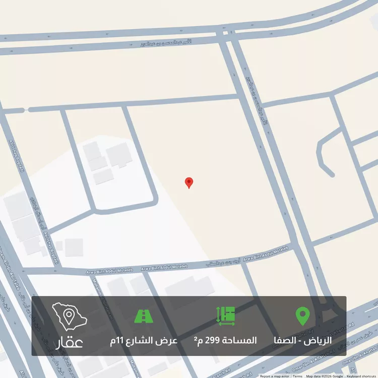 أرض للبيع في شارع محمد بن علي التونسي, حي الصفاء, مدينة الرياض, منطقة الرياض