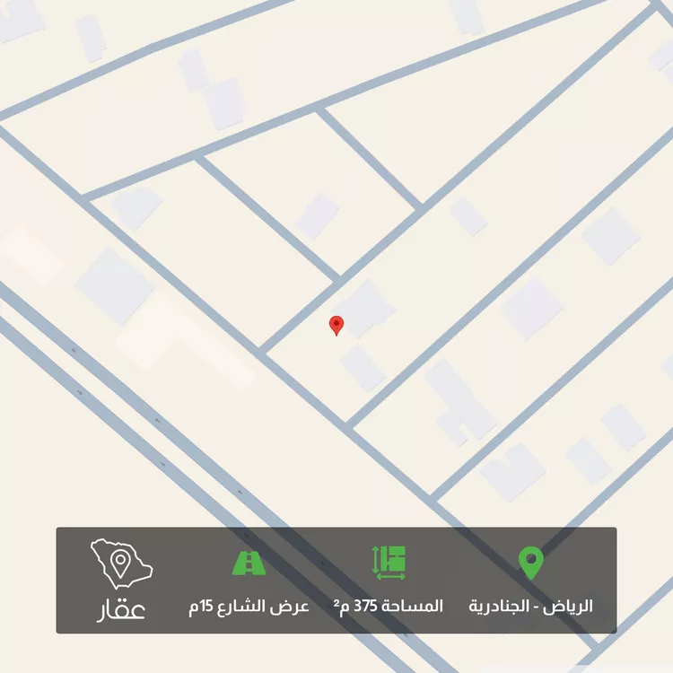 أرض للبيع في حي الجنادرية, مدينة الرياض, منطقة الرياض