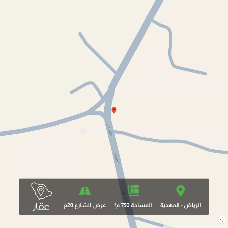 أرض للبيع في شارع, مدينة الرياض, منطقة الرياض