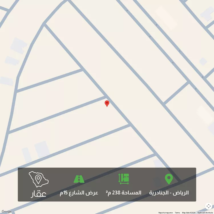 أرض للبيع في شارع الجنادرية, حي الجنادرية, مدينة الرياض, منطقة الرياض