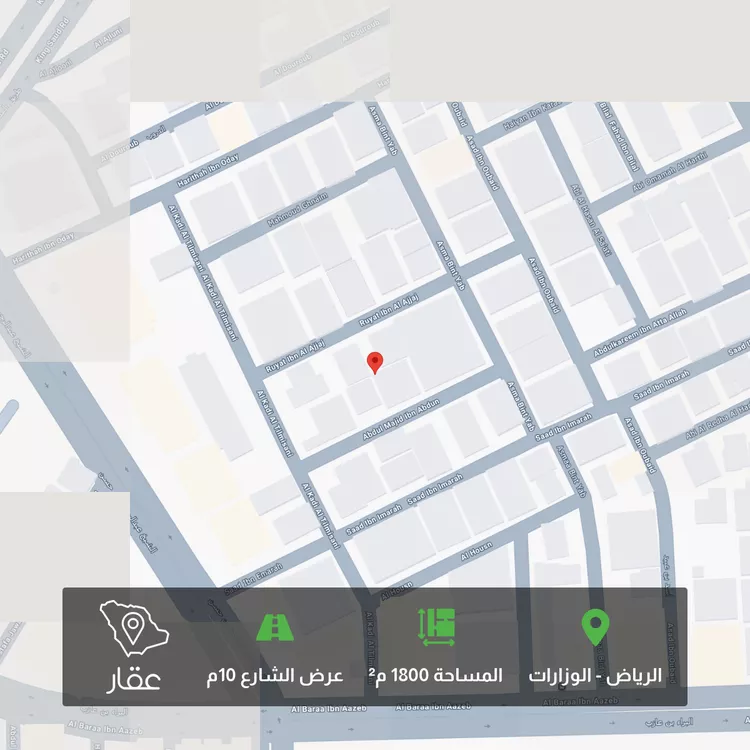 Land for Sale in Riyadh Al Wizarat