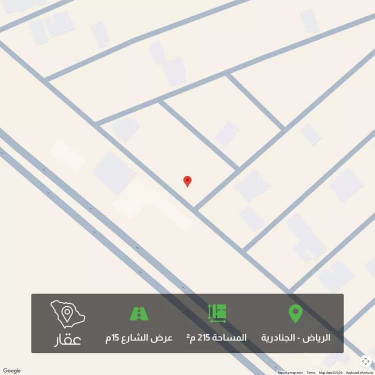 أرض للبيع في شارع الجنادرية 815, حي الجنادرية, مدينة الرياض, منطقة الرياض
