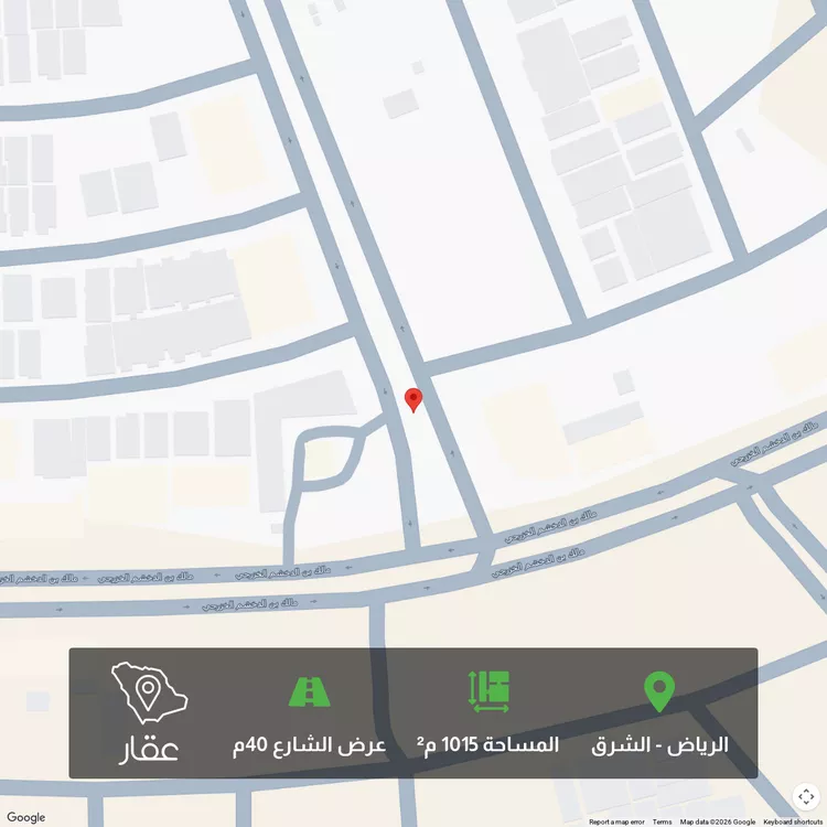 أرض للبيع في شارع مالك بن الدخشم الخزرجي ، حي الشرق ، الرياض ، منطقة الرياض