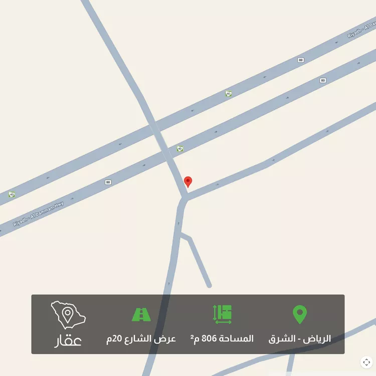 أرض للبيع في حي الشرق ، الرياض ، منطقة الرياض