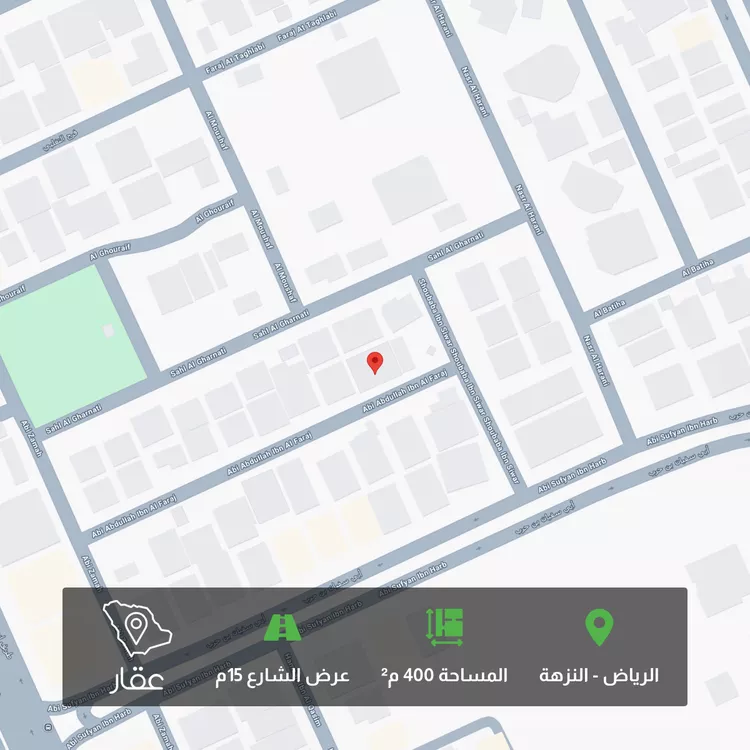 أرض للبيع في شارع أبي عبدالله بن الفرج, حي النزهة, مدينة الرياض, منطقة الرياض 2