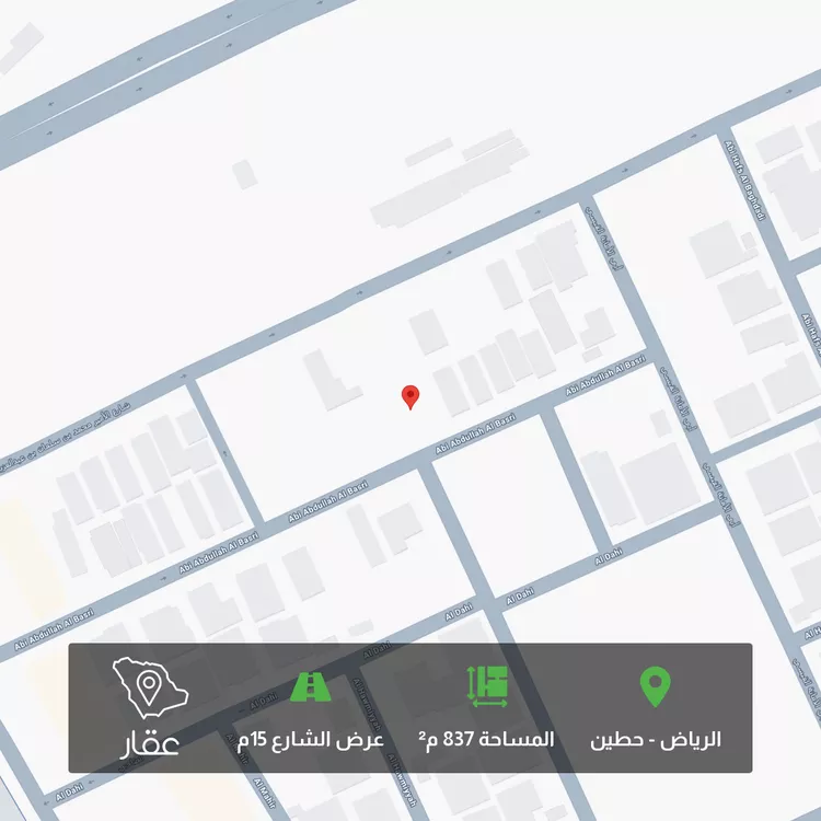 أرض للبيع في شارع أبي عبدالله البصري, حي حطين, مدينة الرياض, منطقة الرياض