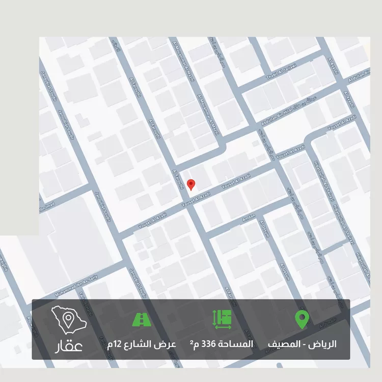 أرض للبيع في شارع الفروثي, حي المصيف, مدينة الرياض, منطقة الرياض