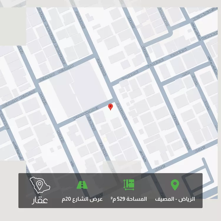 أرض للبيع في شارع جنوبية سدير, حي المصيف, مدينة الرياض, منطقة الرياض