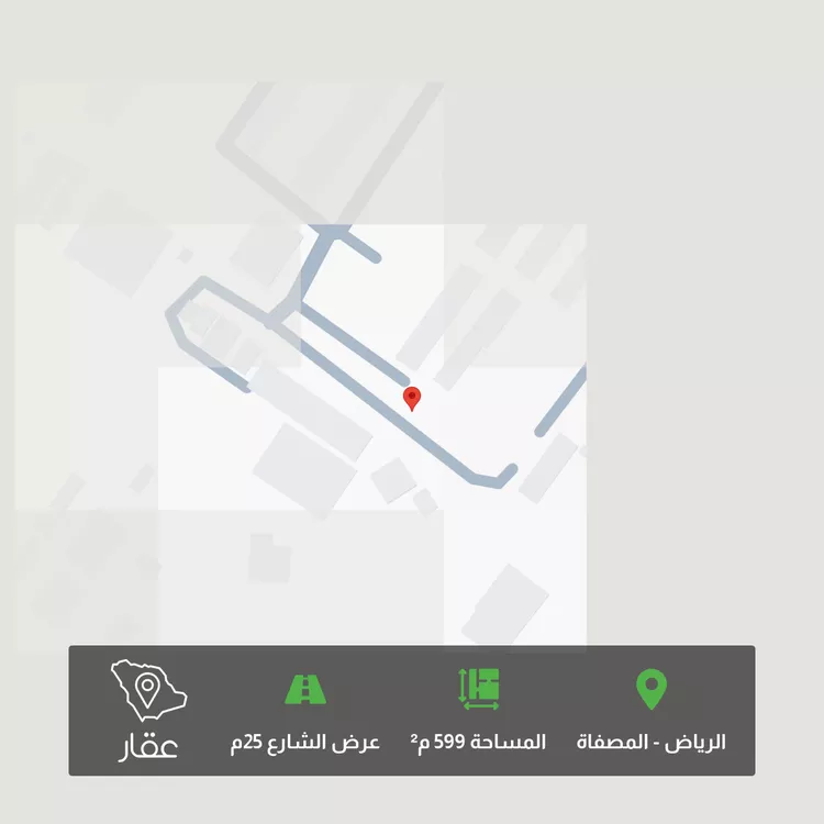 أرض للبيع في شارع أبي بكر بن علي الحدادي العبادي ، حي المصفاة ، الرياض ، منطقة الرياض