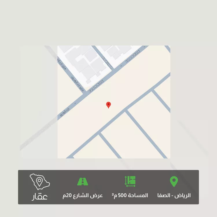 أرض للبيع في حي الصفاء, مدينة الرياض, منطقة الرياض