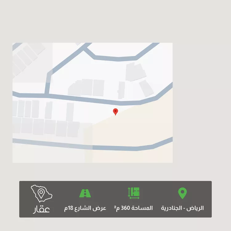 أرض للبيع في شارع 505, حي الجنادرية, مدينة الرياض, منطقة الرياض