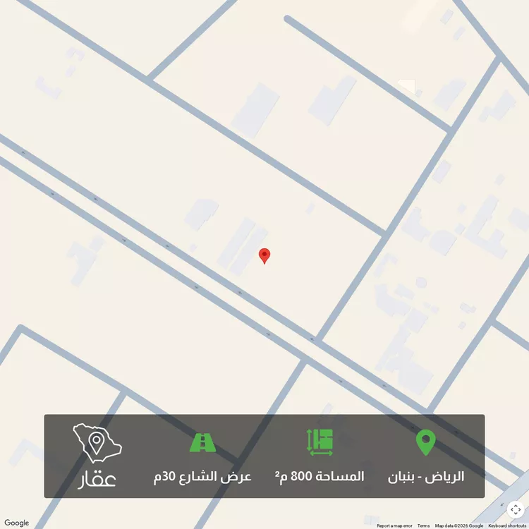 أرض للبيع في شارع شهيد الدين ثم الوطن أمجد بن يحيي بن أحم, حي الخير, مدينة الرياض, منطقة الرياض