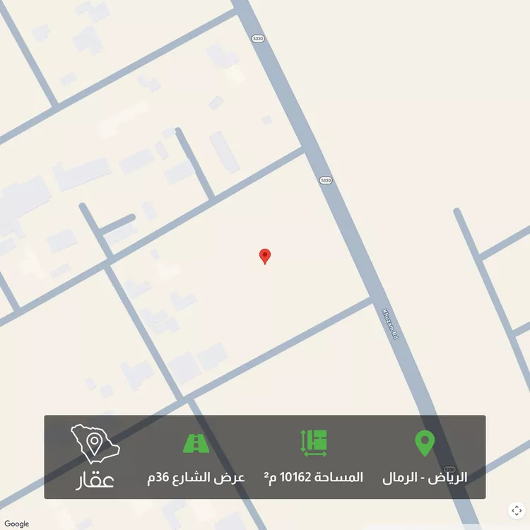 أرض للبيع في شارع سرور الحبشي, حي الرمال, مدينة الرياض, منطقة الرياض