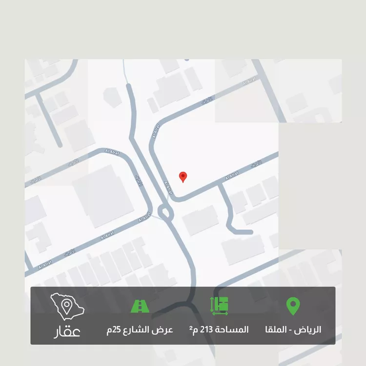 أرض للبيع في شارع الاطراف, حي الملقا, مدينة الرياض, منطقة الرياض