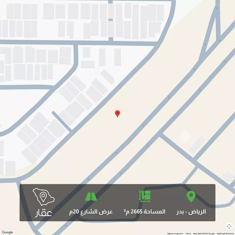 أرض للبيع في شارع الإمام البخاري, حي بدر, مدينة الرياض, منطقة الرياض 3