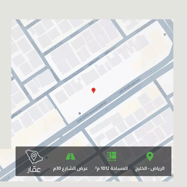 أرض للبيع في شارع الامام محمد اسماعيل الصنفاني, حي الخليج, مدينة الرياض, منطقة الرياض