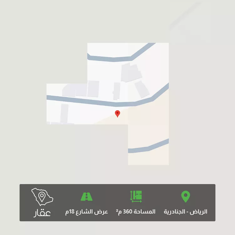 أرض للبيع في شارع 505, حي الجنادرية, مدينة الرياض, منطقة الرياض