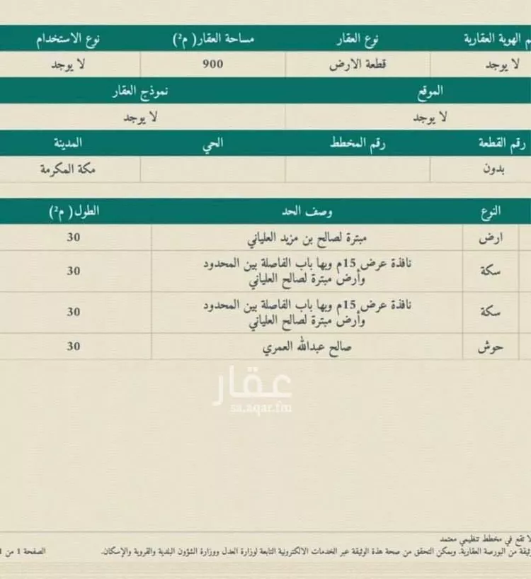 أرض للبيع في شارع ال عليه 59, حي ال عليه, مدينة ال عليه, منطقة مكة المكرمة