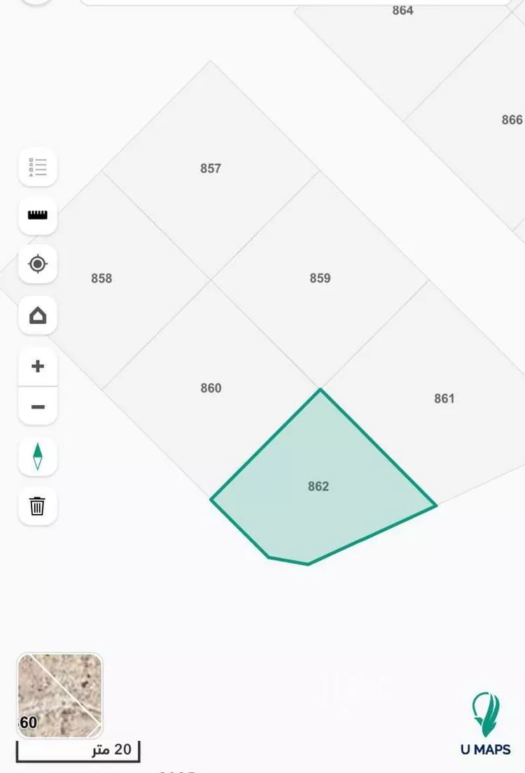 أرض للبيع في حي الروضة, مدينة أحد رفيدة, منطقة عسير صورة 3