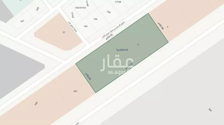 أرض للبيع في شارع الحسن, حي المعيزيلة, مدينة الرياض, منطقة الرياض صورة 2