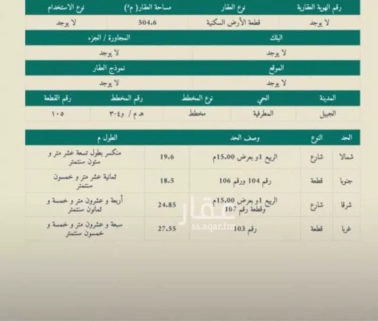 Villa for Sale in Al Jubail Al Fardus