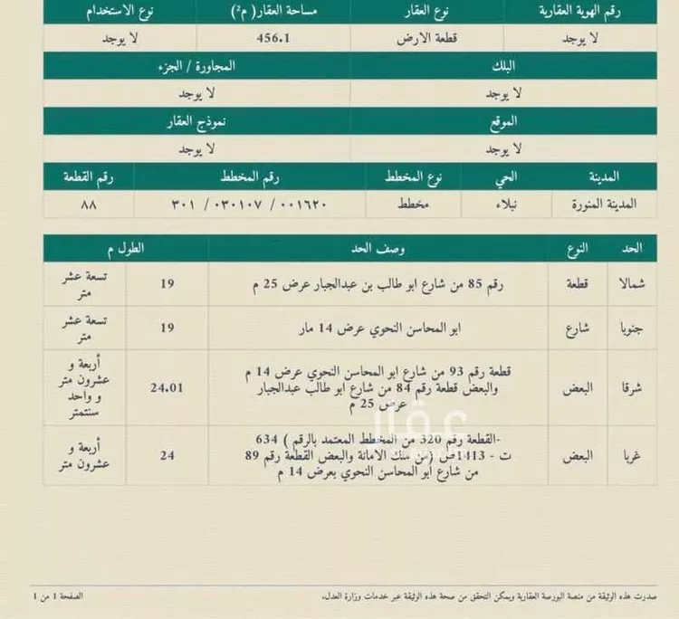 أرض للبيع في حي نبلاء, مدينة المدينة المنورة, منطقة المدينة المنورة