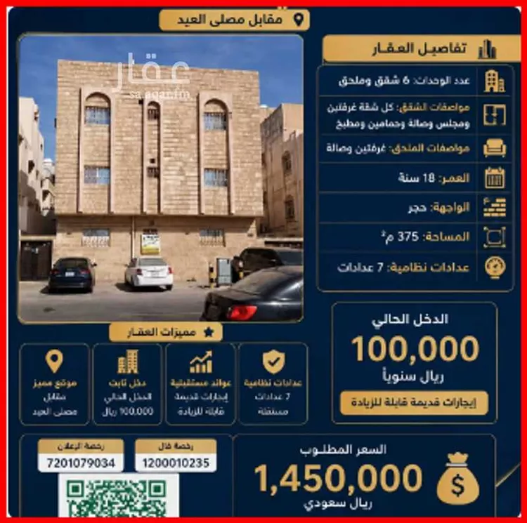 عمارة للبيع في حي غرناطة, مدينة الدمام, المنطقة الشرقية