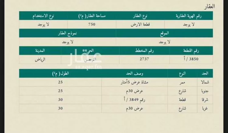 أرض للإيجار في شارع الربيع, حي النرجس, مدينة الرياض, منطقة الرياض