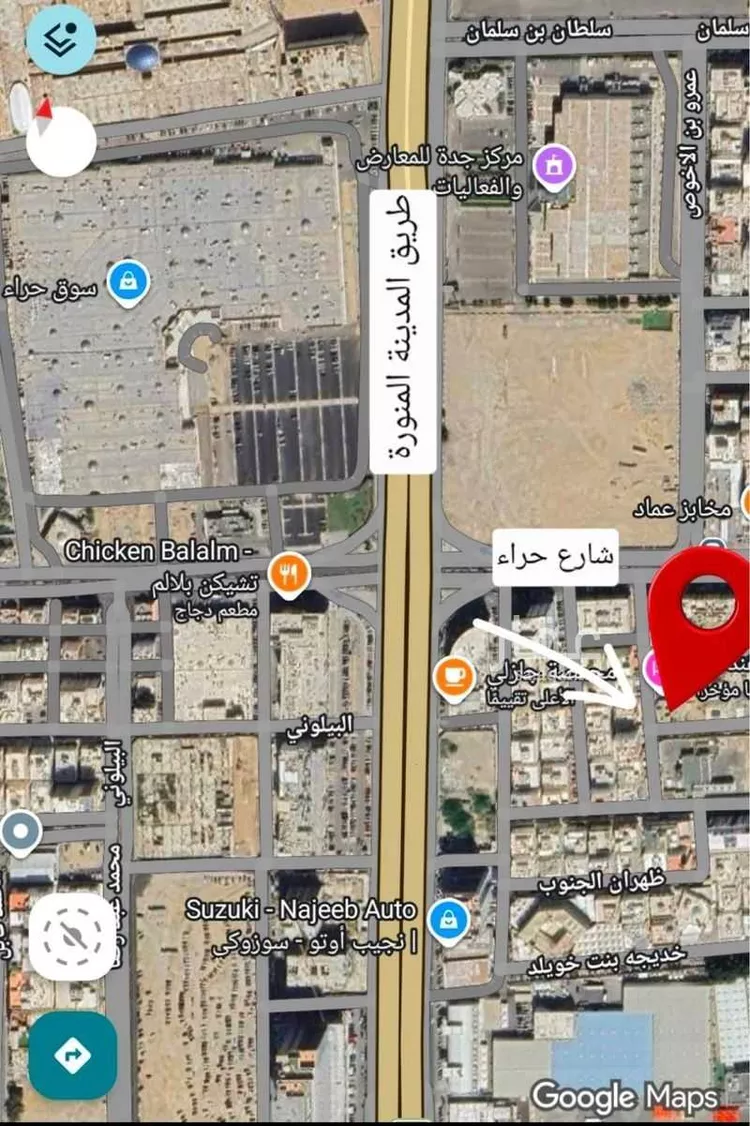 أرض للبيع في شارع طريق المدينة المنورة فرعي, حي النعيم, مدينة جدة, منطقة مكة المكرمة صورة 2