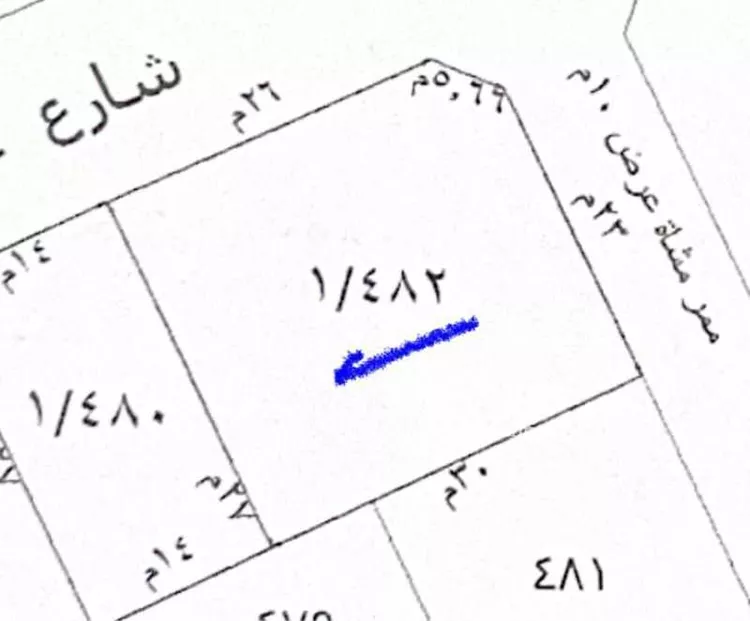 أرض للبيع في شارع خاصر الناصري, حي النرجس, مدينة الرياض, منطقة الرياض صورة 4