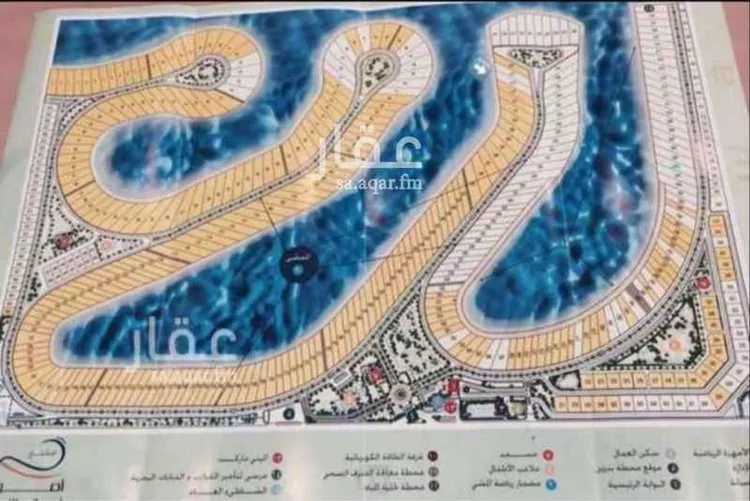 أرض للبيع في حي شاطئ نصف القمر, مدينة الدمام, المنطقة الشرقية صورة 4