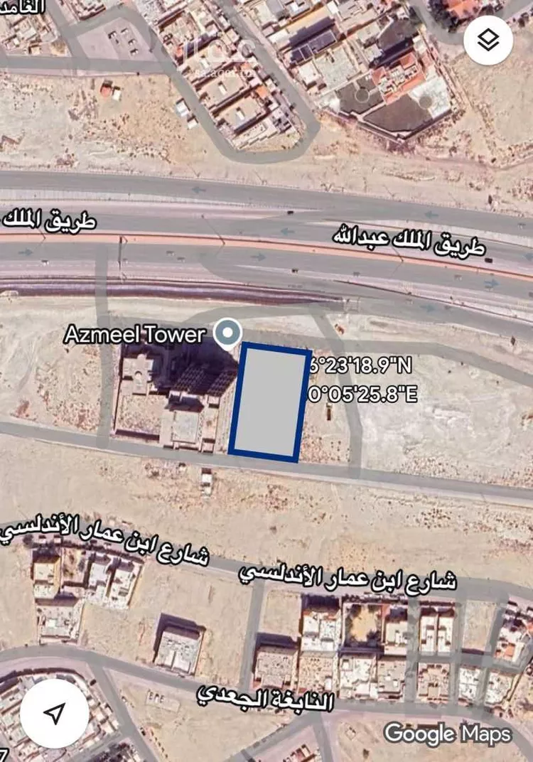 أرض للبيع في شارع ابن ظافر الازدي, حي الروضة, مدينة الدمام, المنطقة الشرقية
