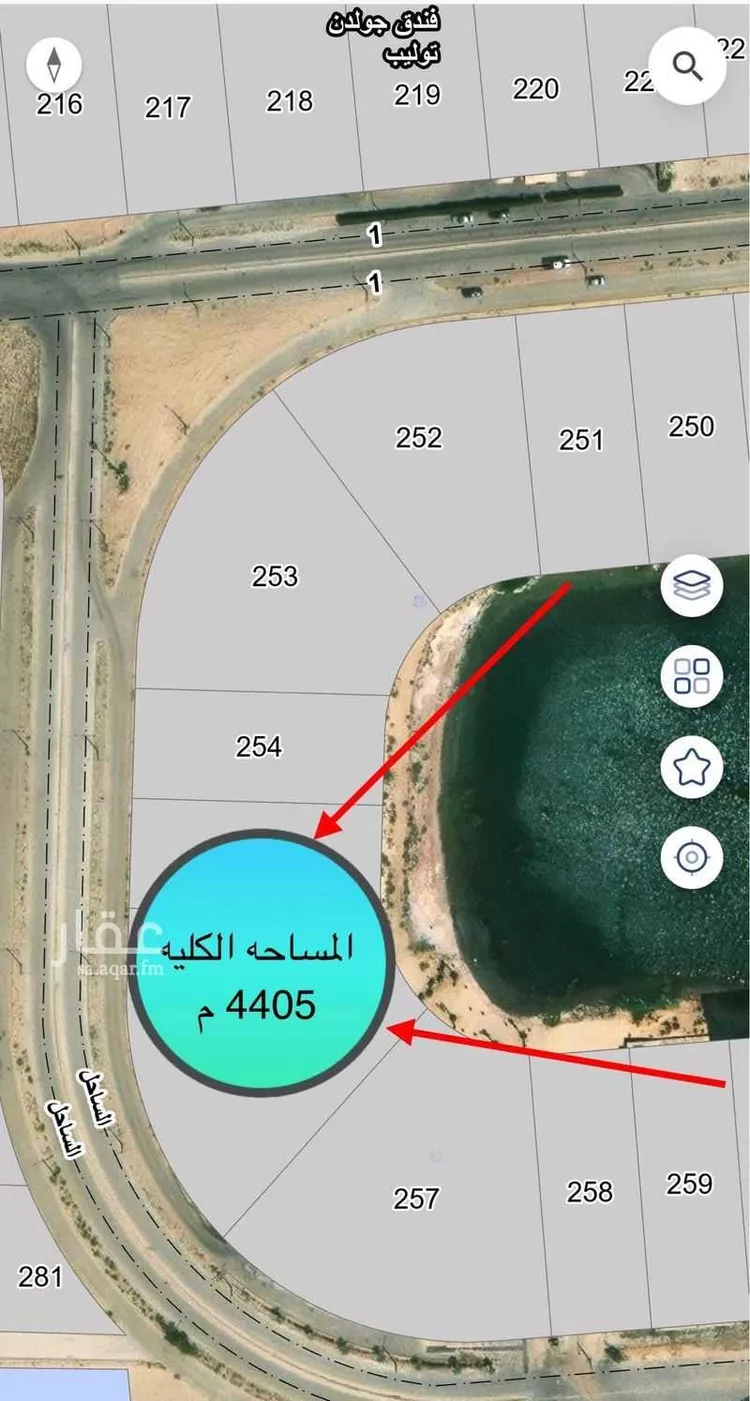 أرض للبيع في شارع الساحل, حي الخور, مدينة الخبر, المنطقة الشرقية صورة 2