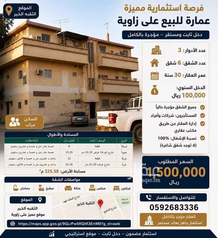 Building for Sale in Al Khobar Al Thoukbah