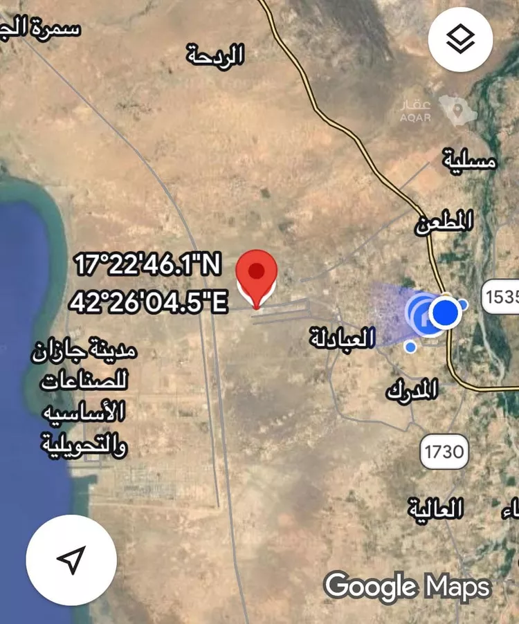 أرض للبيع في شارع الملك عبدالله , حي الصفاء, مدينة بيش, منطقة جازان صورة 3