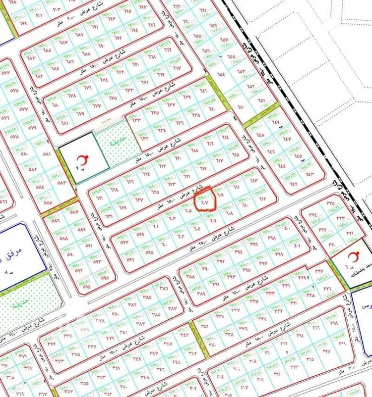 أرض للبيع في شارع 5931734, حي السلام, مدينة الخبراء والسحابين, منطقة القصيم